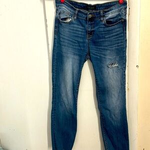 Judy Blue Size Distressed Jeans Straight Fit Style# 8277 Size 11/30